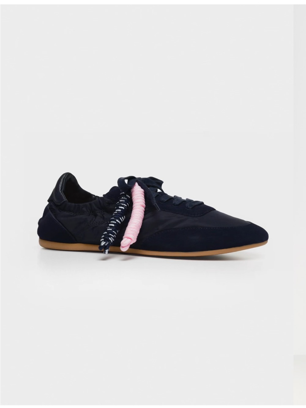 Sperry x Aritzia Nylon & Suede Slim Jogger Lace-Up Sneaker